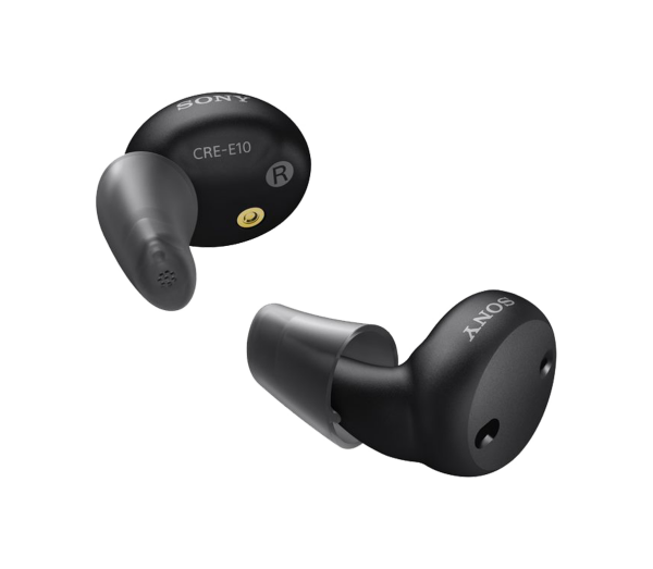 SONY CRE-E10 Self-Testing and Self-Fitting OTC Hearing Aids for Mild to Moderate Hearing Loss with Rechargeable Battery